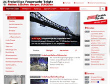 Tablet Screenshot of feuerwehr-telgte.de
